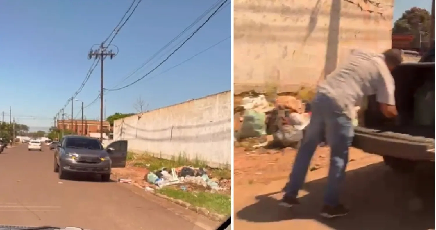 ¿Ciudad o vertedero? Indigna la "actitud porcina" de quienes arrojan basura en plena vía pública