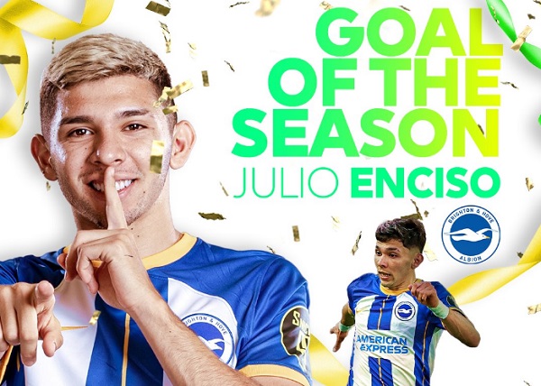 Gol de Enciso es elegido el mejor de la Premier