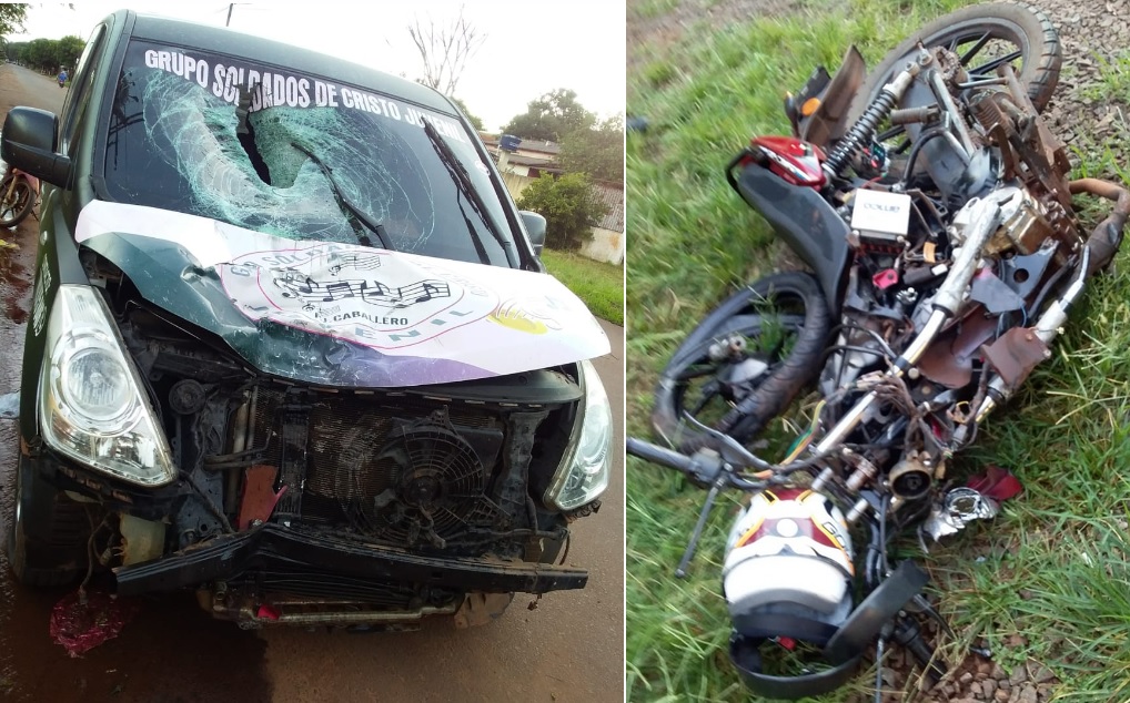 Motociclista pierde la vida tras ser embestido por una furgoneta tipo van
