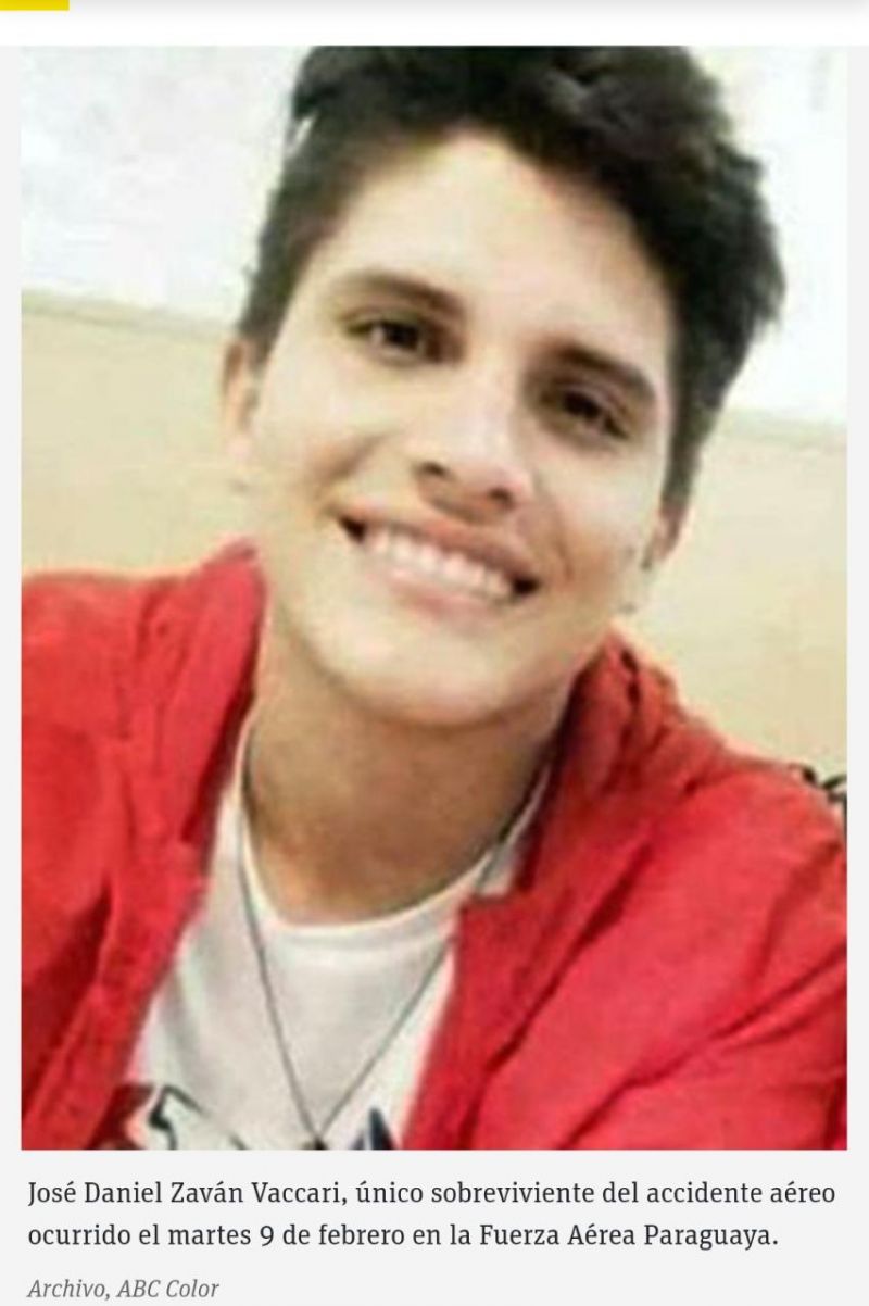 Próximas 48 horas serán claves para joven sobreviviente de accidente aéreo