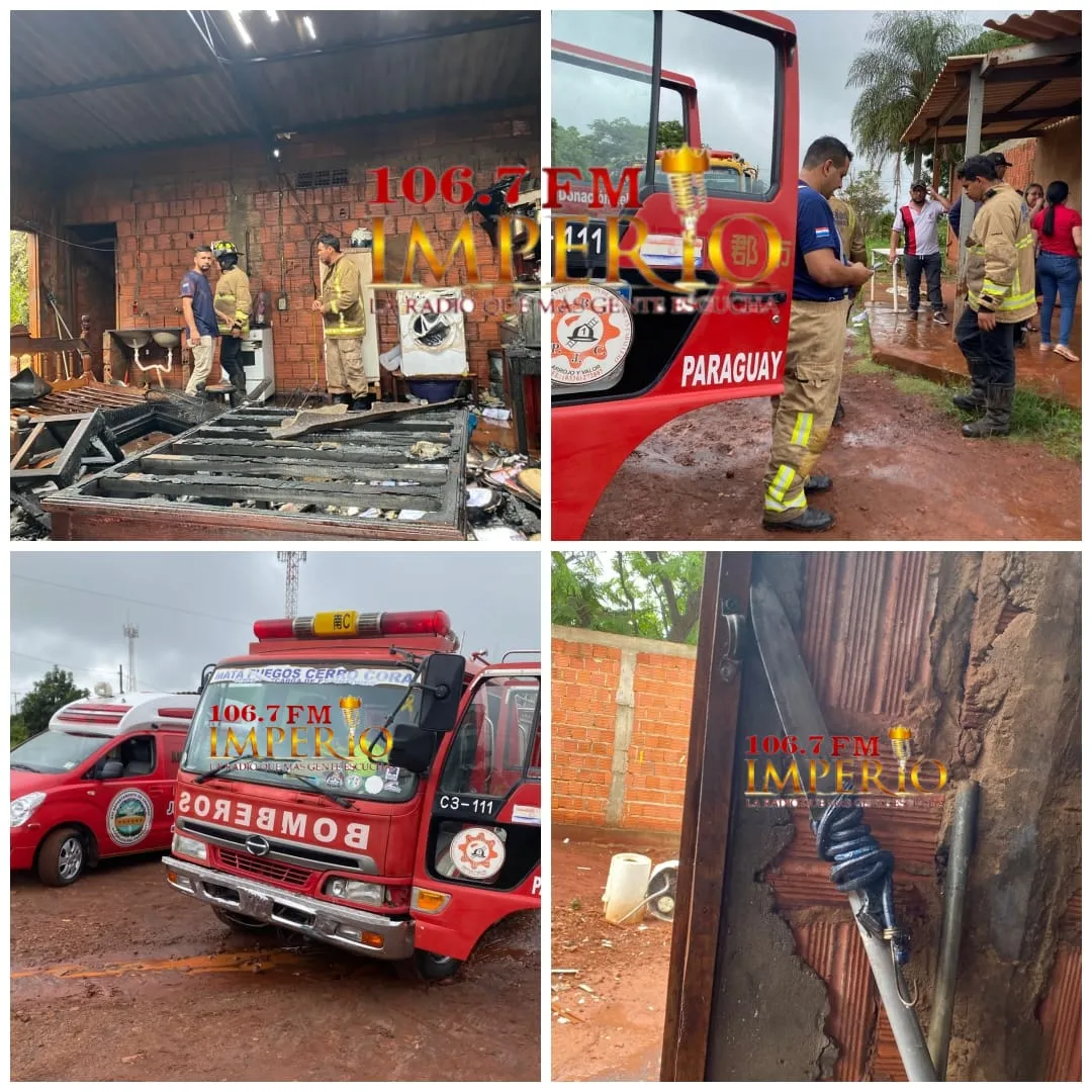 Presunto incendio intencional consume vivienda en Jardín Aurora