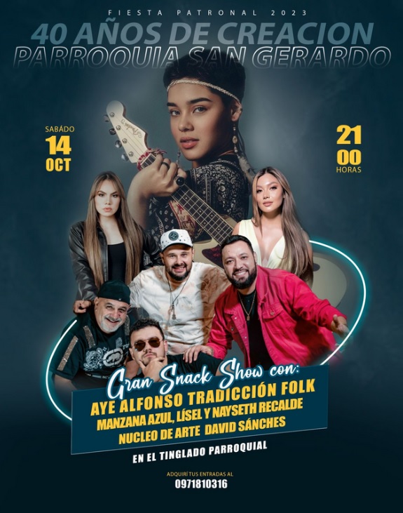 Gran Cena Show en la parroquia San Gerardo