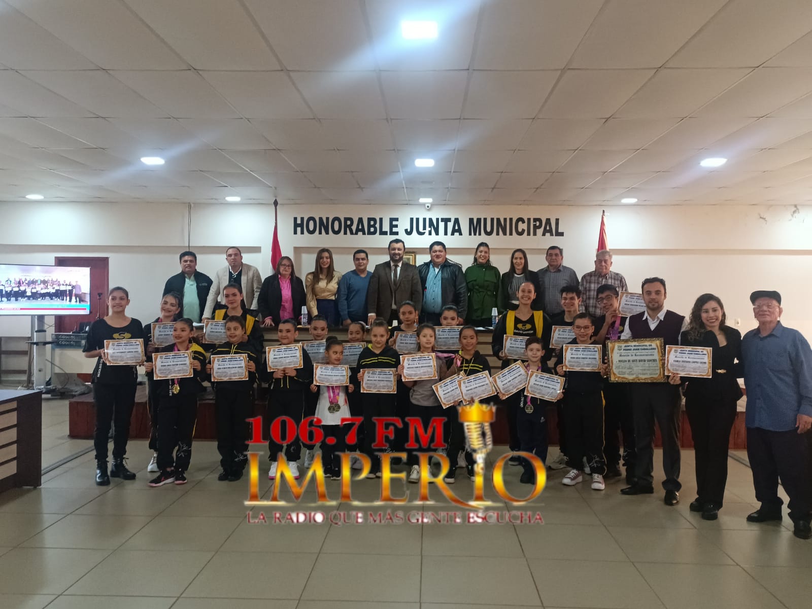 Núcleo de Arte David Sanches es homenajeado por la Junta Municipal