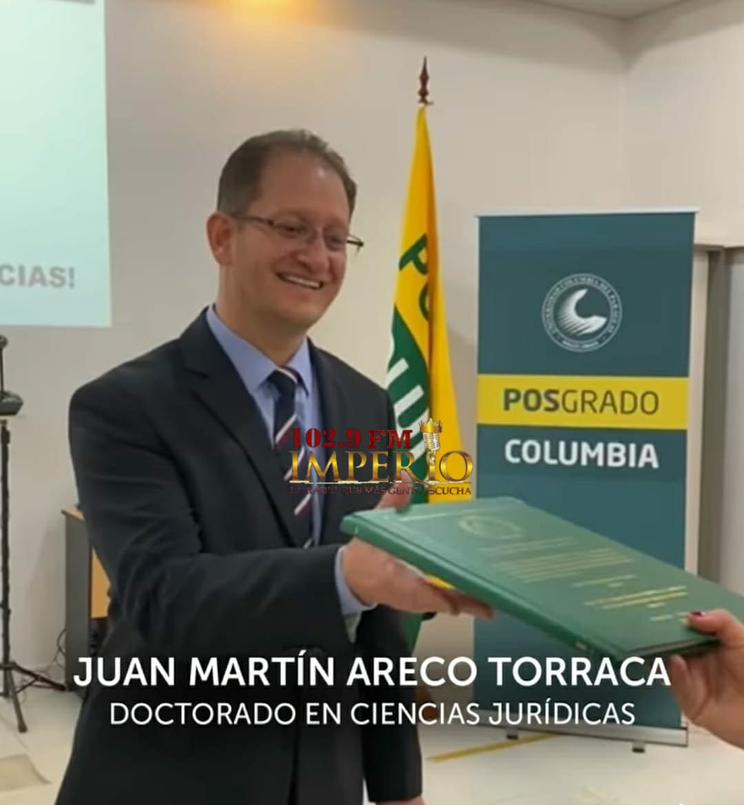 Magistrado pedrojuanino obtiene Doctorado en Ciencias Jurídicas
