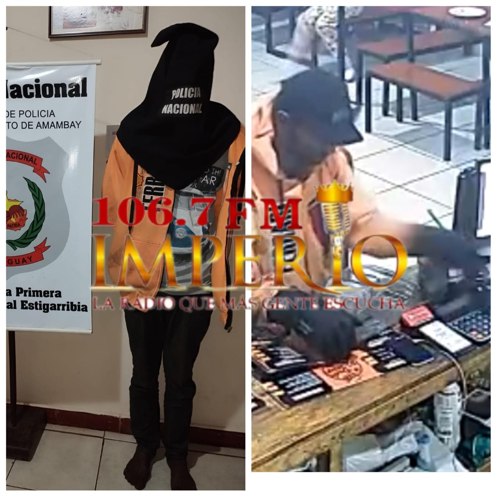 Brasileño es detenido tras hurtar celular de una hamburguesería en Pedro Juan Caballero