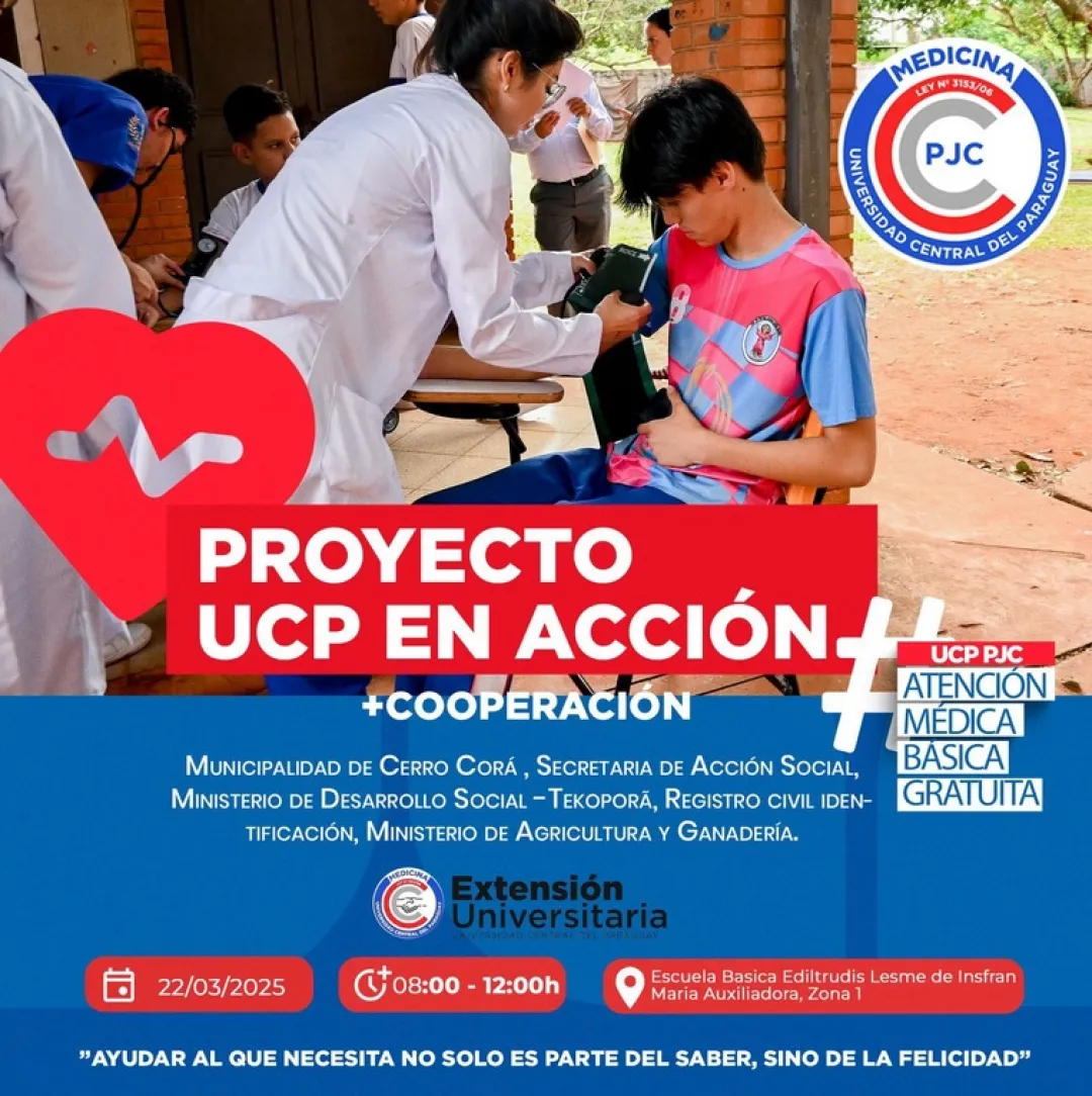 Vuelve el proyecto UCP en acción de la Universidad Central del Paraguay