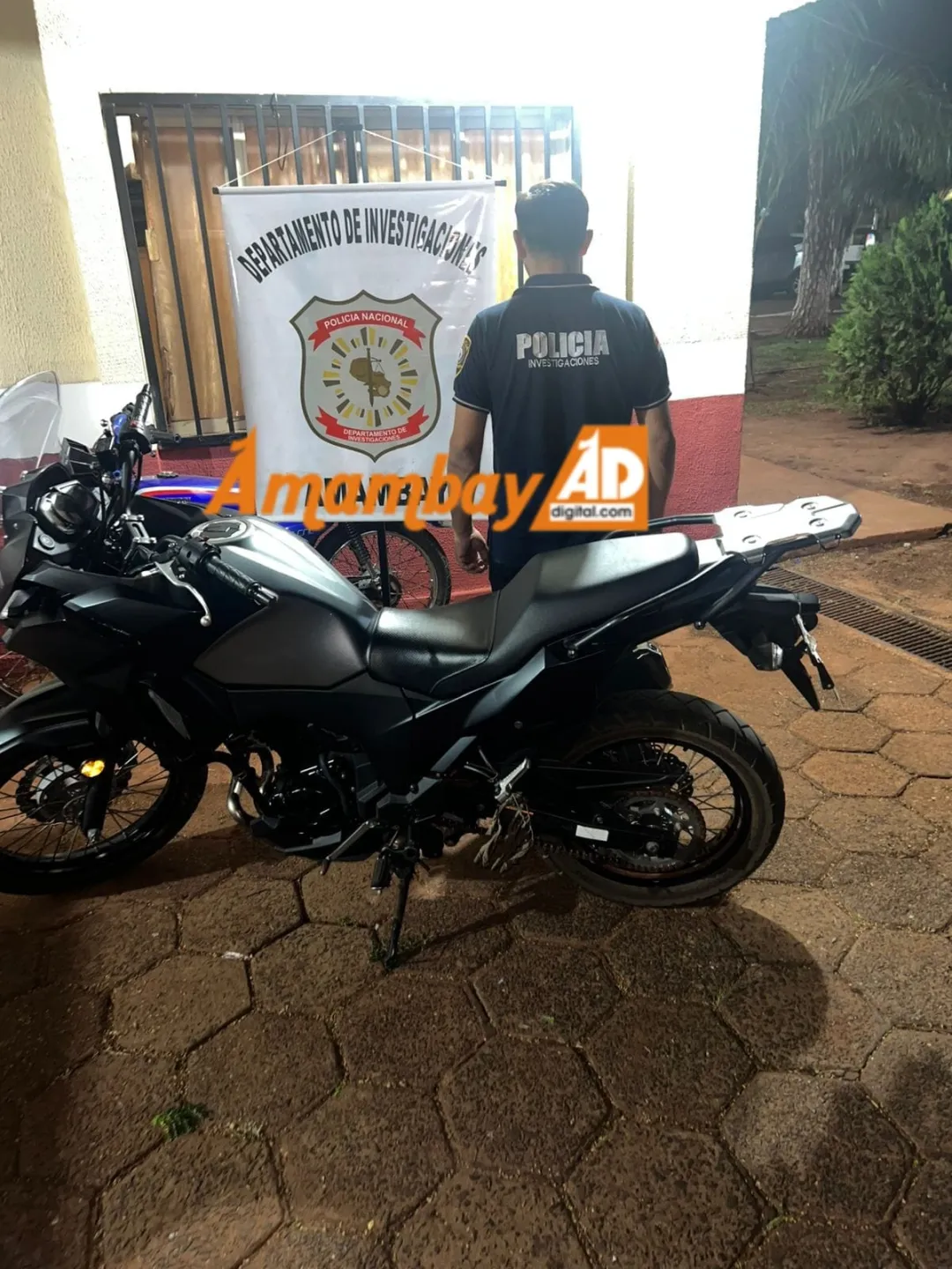 Recuperan moto robada del estacionamiento del Hospital Regional