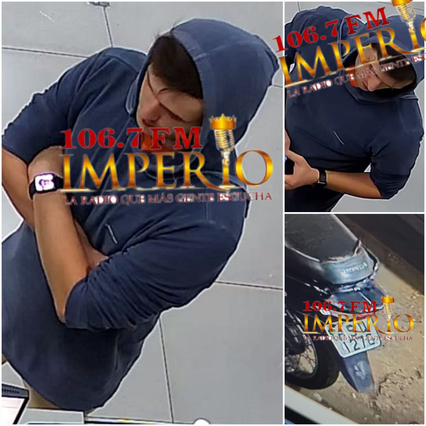 Joven agarra medicamentos de farmacias y huye sin pagar