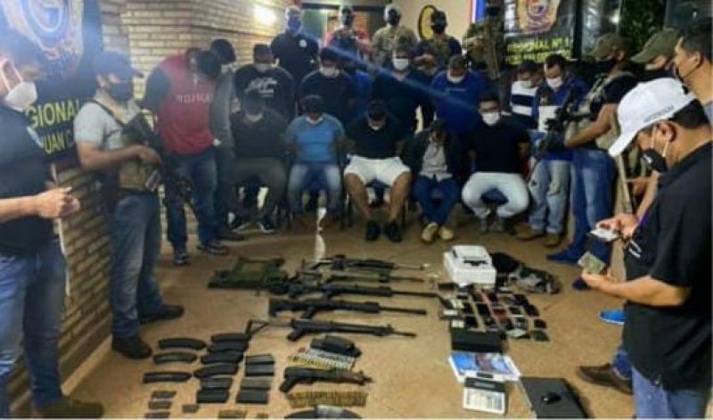 Fiscal presentó imputación contra ocho paraguayos detenidos por la SENAD.