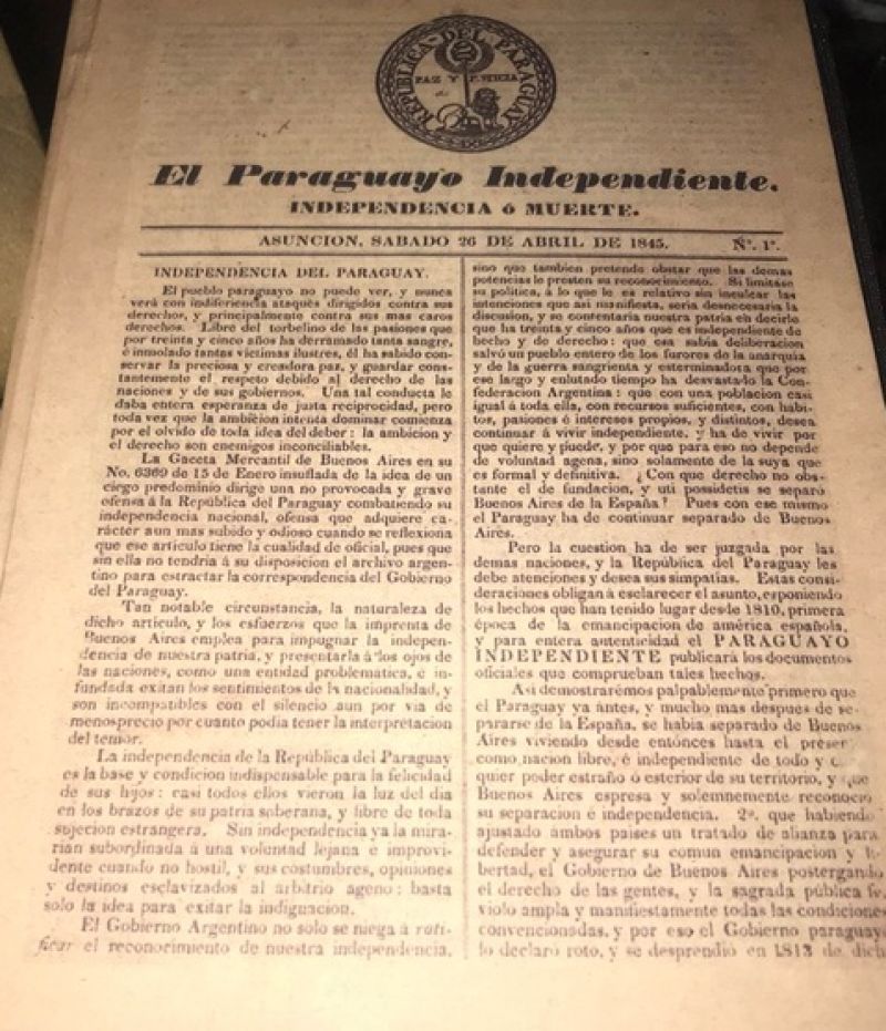 ¿Qué papel importante desempeñó "El Paraguayo Independiente"?