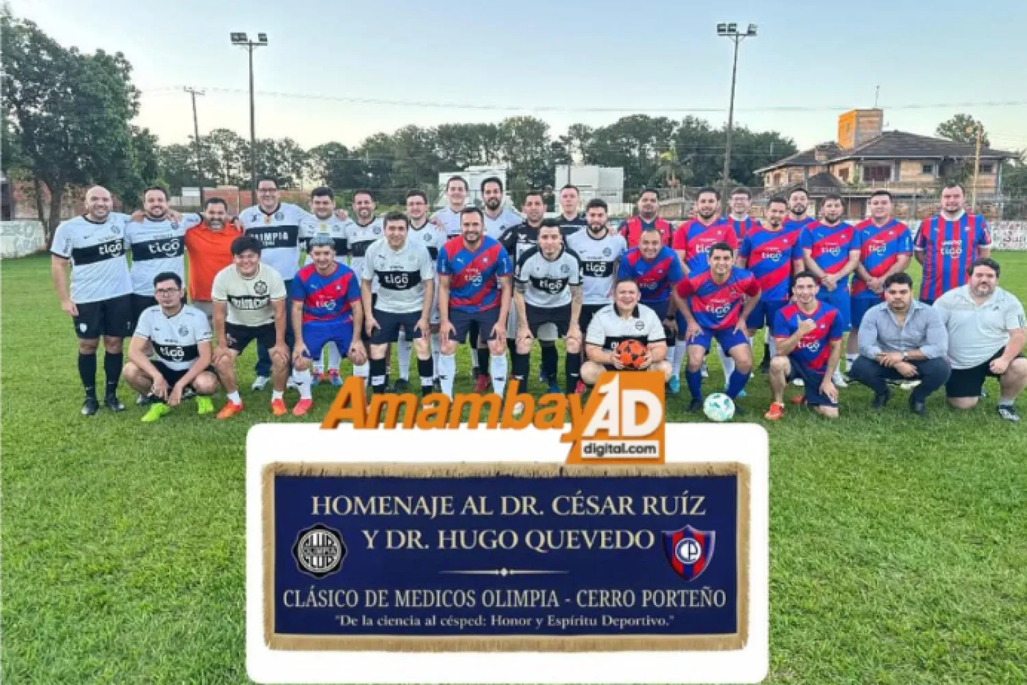 Olimpia golea 4-0 en el "Clásico Galeno" en una jornada marcada por la emoción y el homenaje