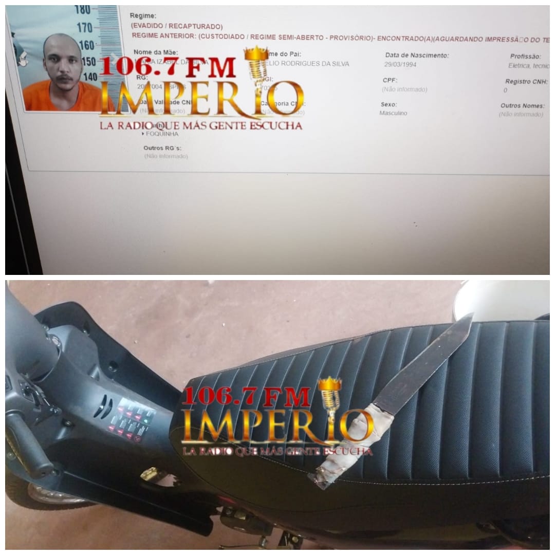 Brasileño con más de 60 antecedentes en su país es detenido con moto robada