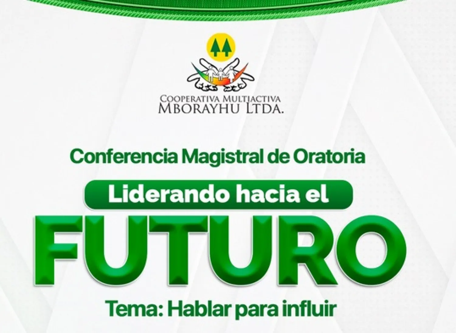 Cooperativa Mborayhú promueve el liderazgo con Conferencia Magistral de Oratoria
