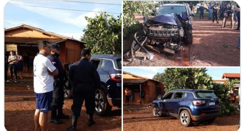 Vehículo de policía asesinado habría sido robado en Brasil, presume senador