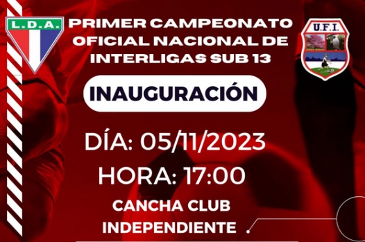 Amambay debuta en el 1er Campeonato Nacional de Interligas Sub 13