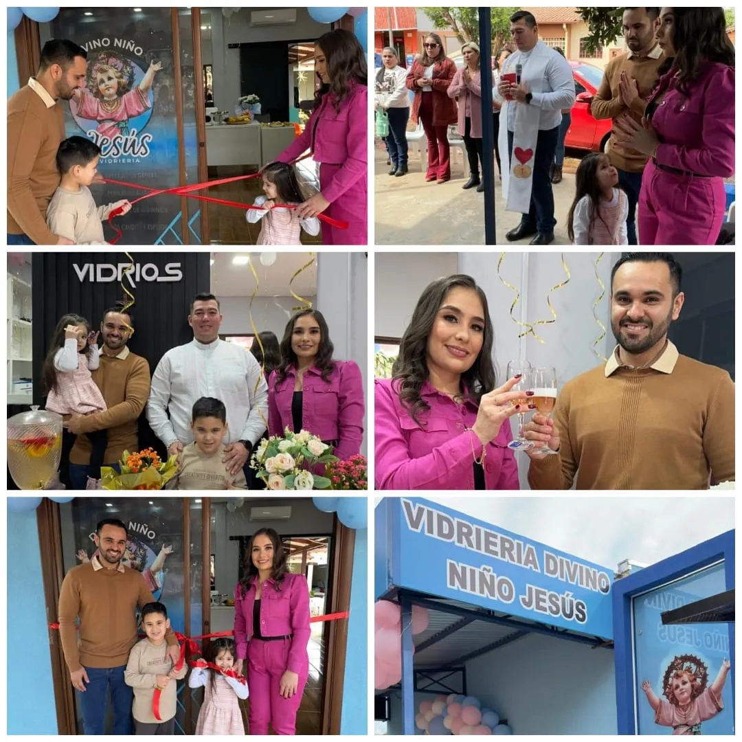 Abrió sus puertas Vidriería “Divino Niño Jesús”