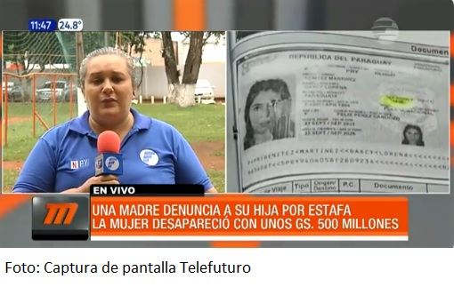 Mujer denuncia por estafa a su hija por adueñarse de dinero enviado desde España