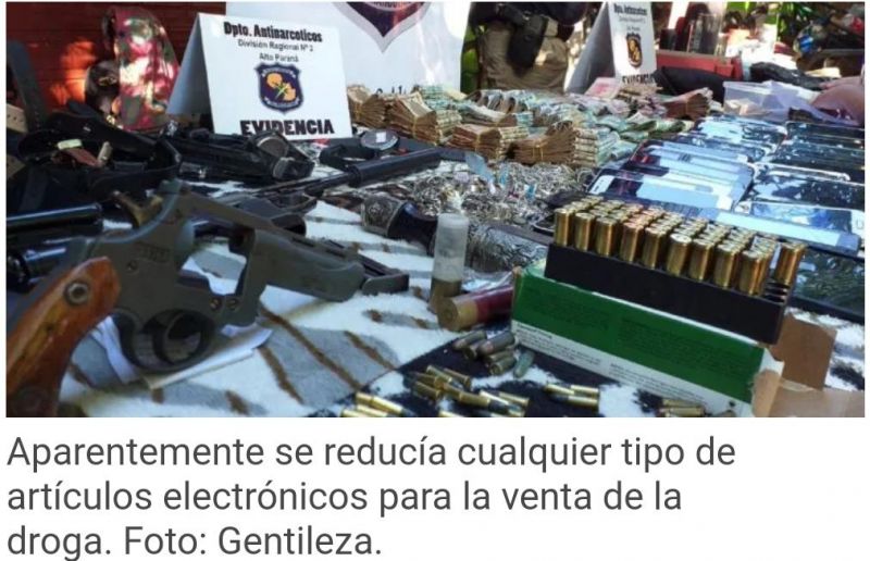 Operativo deja 4 detenidos y droga incautada en Hernandarias