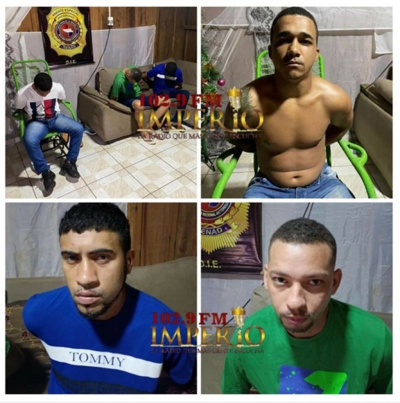 Detienen a presunto líder y a miembros del PCC en Zanja Pytã