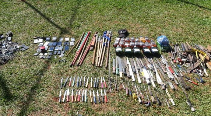 Tragos, armas, drogas: en cárcel de PJC desactivan un inicio de año "inolvidable"