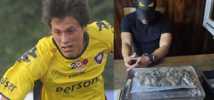 Fiscalía imputa a futbolista detenido con marihuana