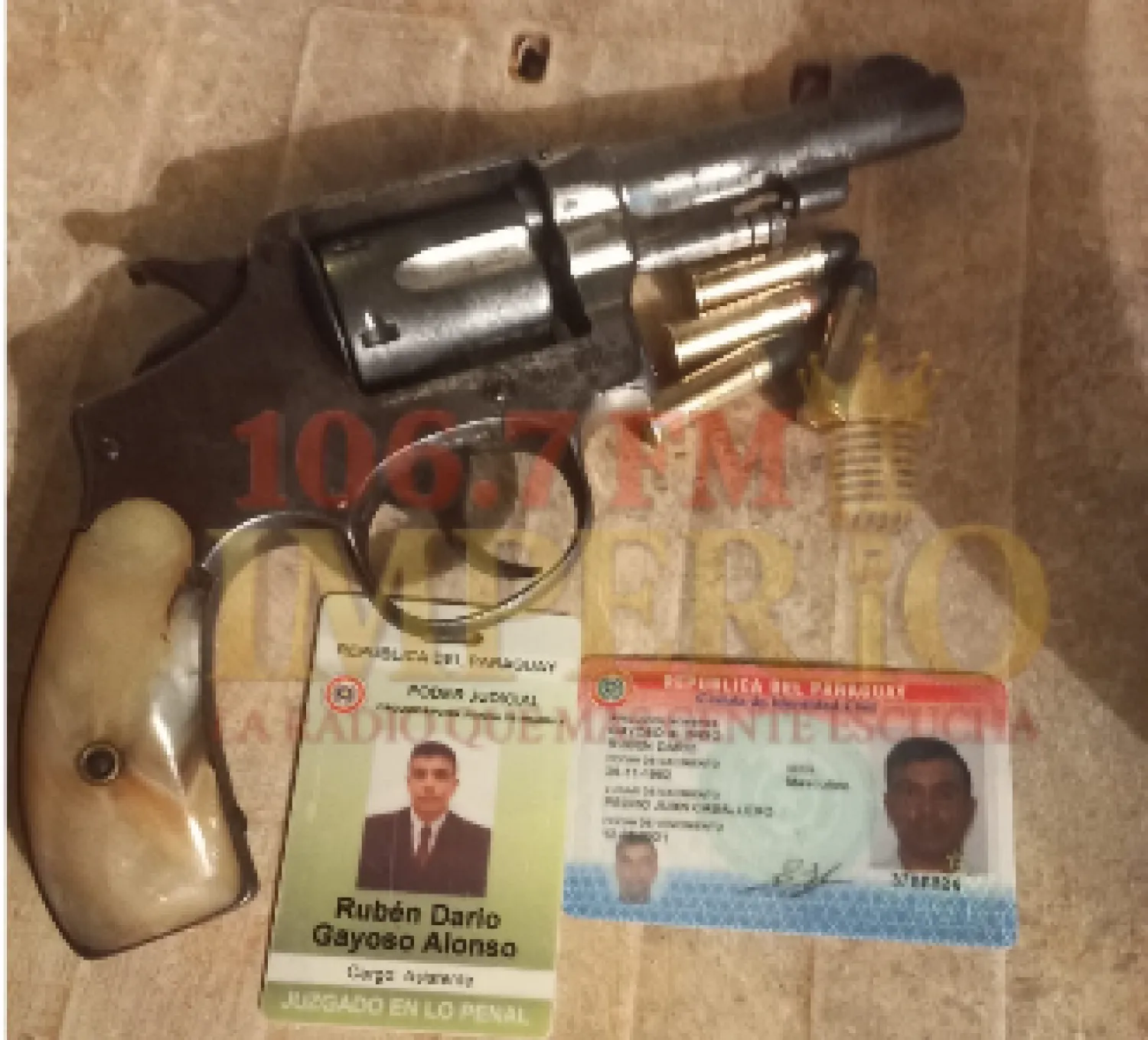 Funcionario judicial detenido tras amenazar a personas con un revólver en Fortuna Guazú