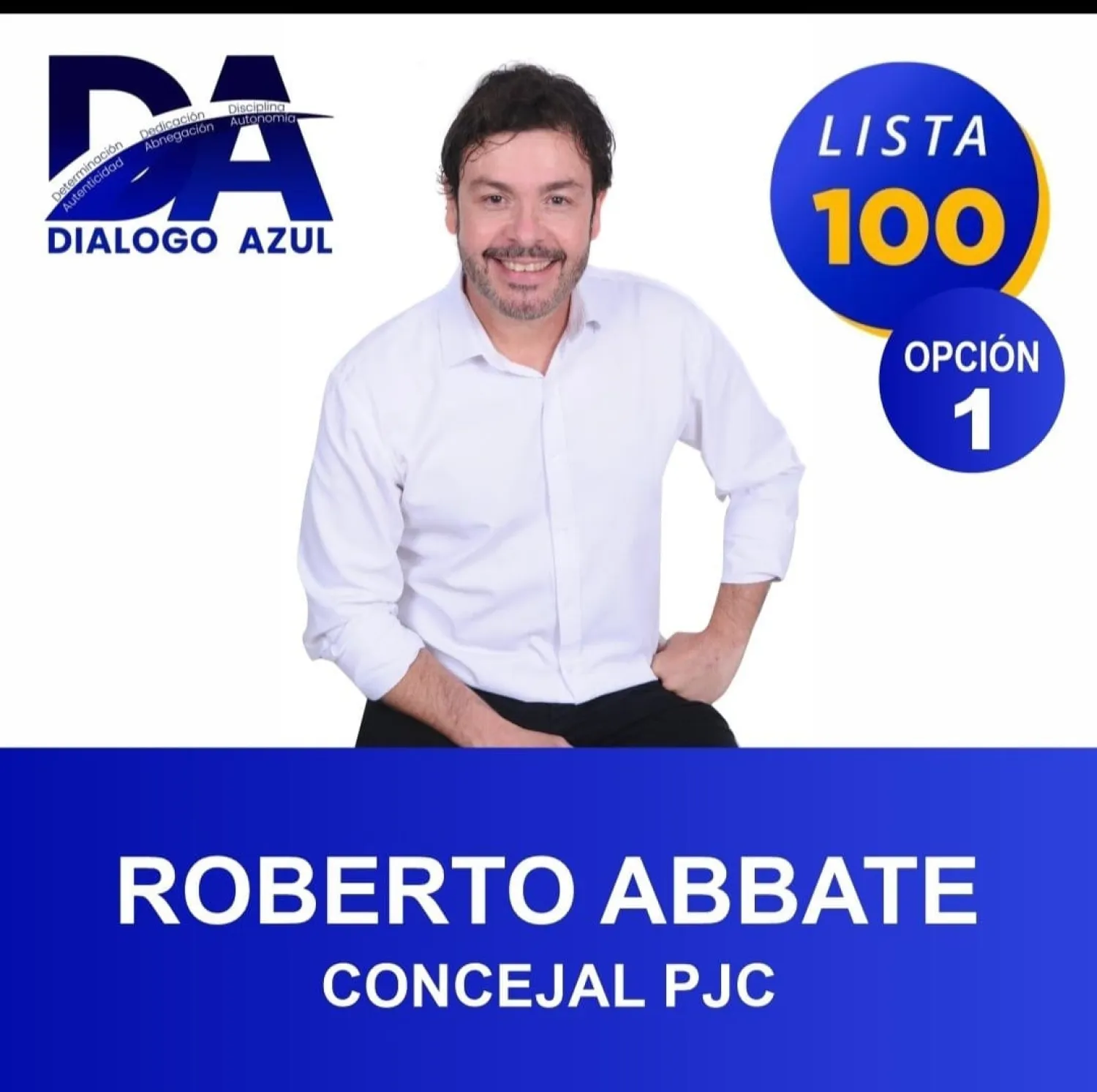 Roberto Abbate, proveniente de un antiguo linaje liberal , se postula como precandidato a Concejal Municipal