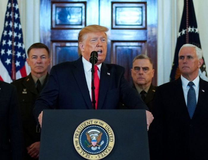 EEUU va por la cautela militar e Irán rechaza "guerra" y elige "defensa"
