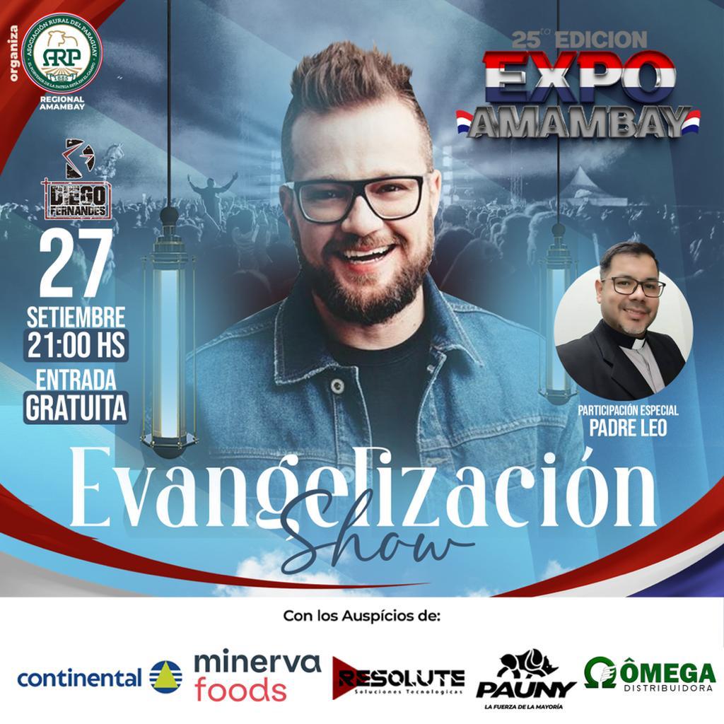 Evangelizar a través de la música es la propuesta de este martes en la Expo Amambay