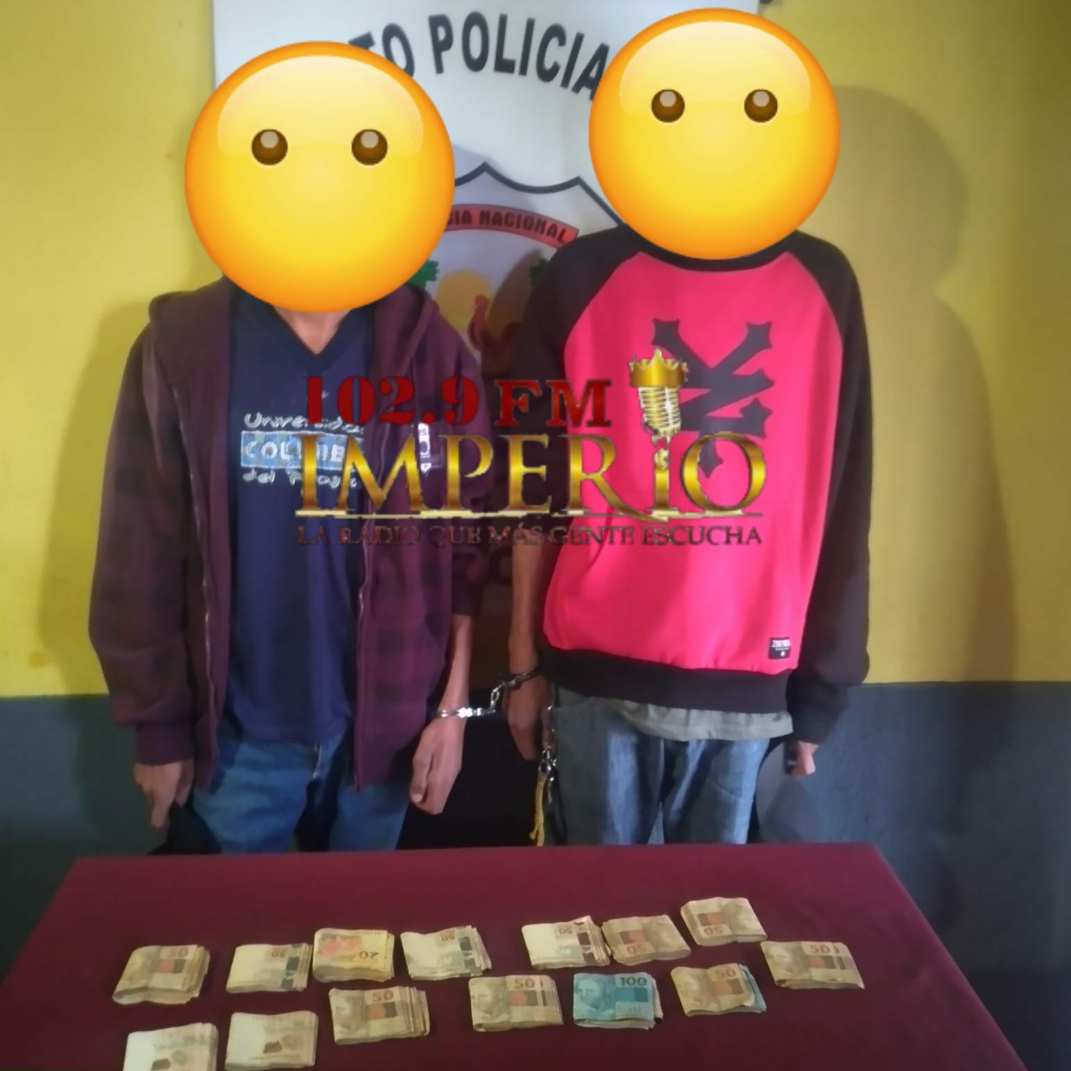 Policía detiene a dos sujetos por hurto de 60 mil reales en Brasil