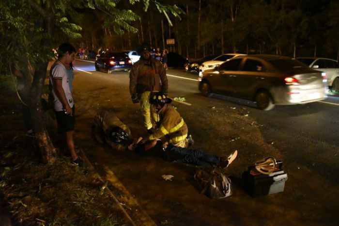 Joven resulta herido en supuestas carreras clandestinas en Luque