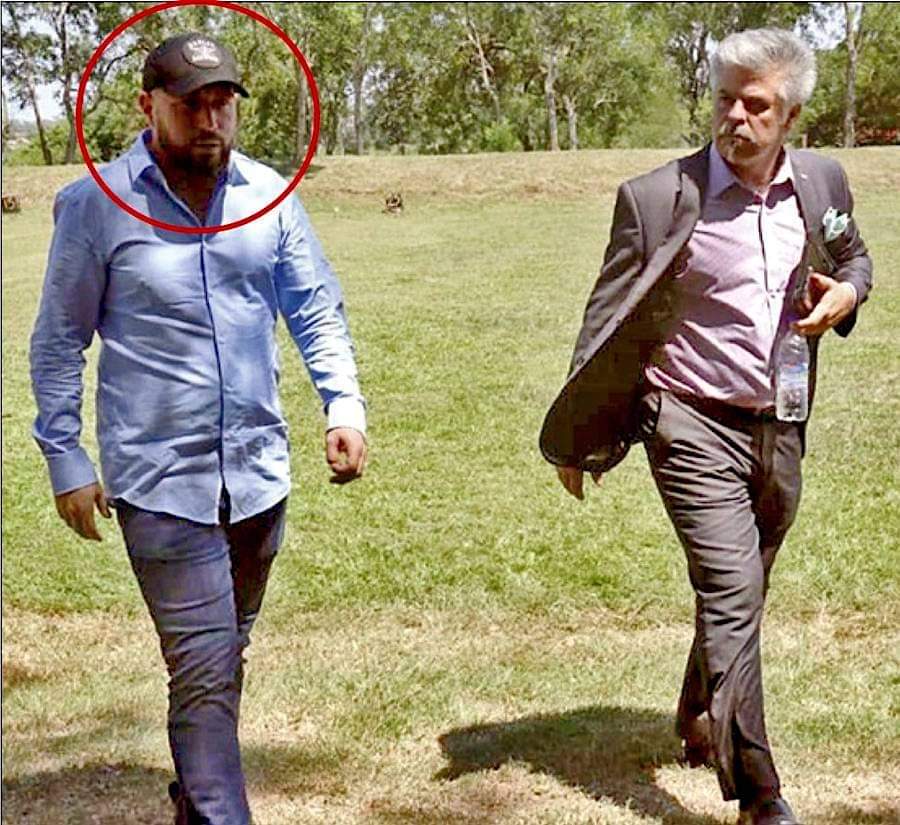 Arnaldo Giuzzio en el banquillo de los acusados del Ministerio Público