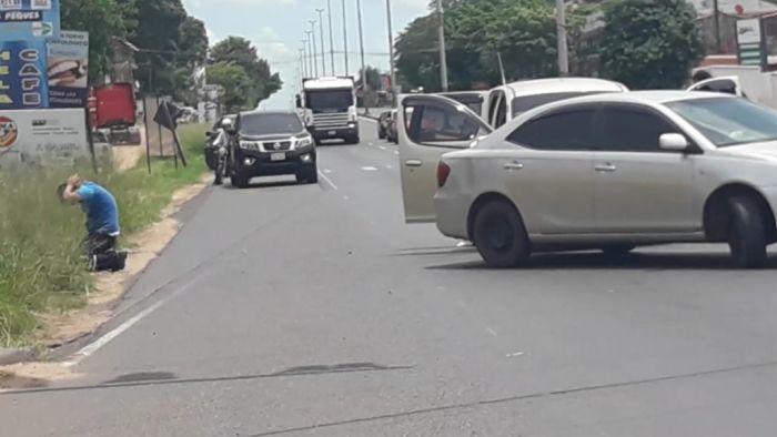 Asalto y disparos sobre la Transchaco: malvivientes se llevan G. 20 millones