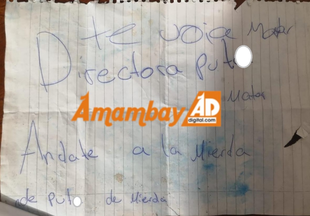 Amenazan de muerte a Directora del colegio Florencio Acevedo