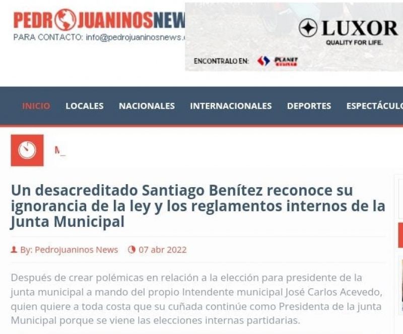 Para cierto medio de comunicación  postura política fundamentada es motivo de desacreditación