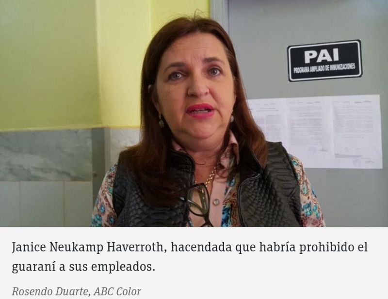 Repudian a brasileña que quiere prohibir idioma guaraní en su estancia