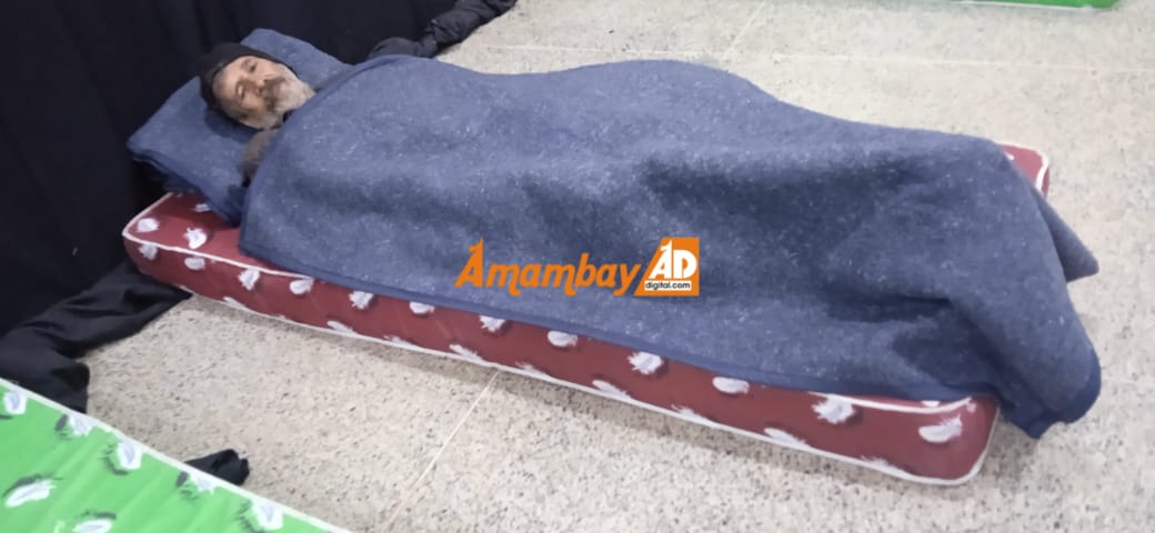Adulto en situación de calle que no puede moverse físicamente fue llevado al Hospital Regional