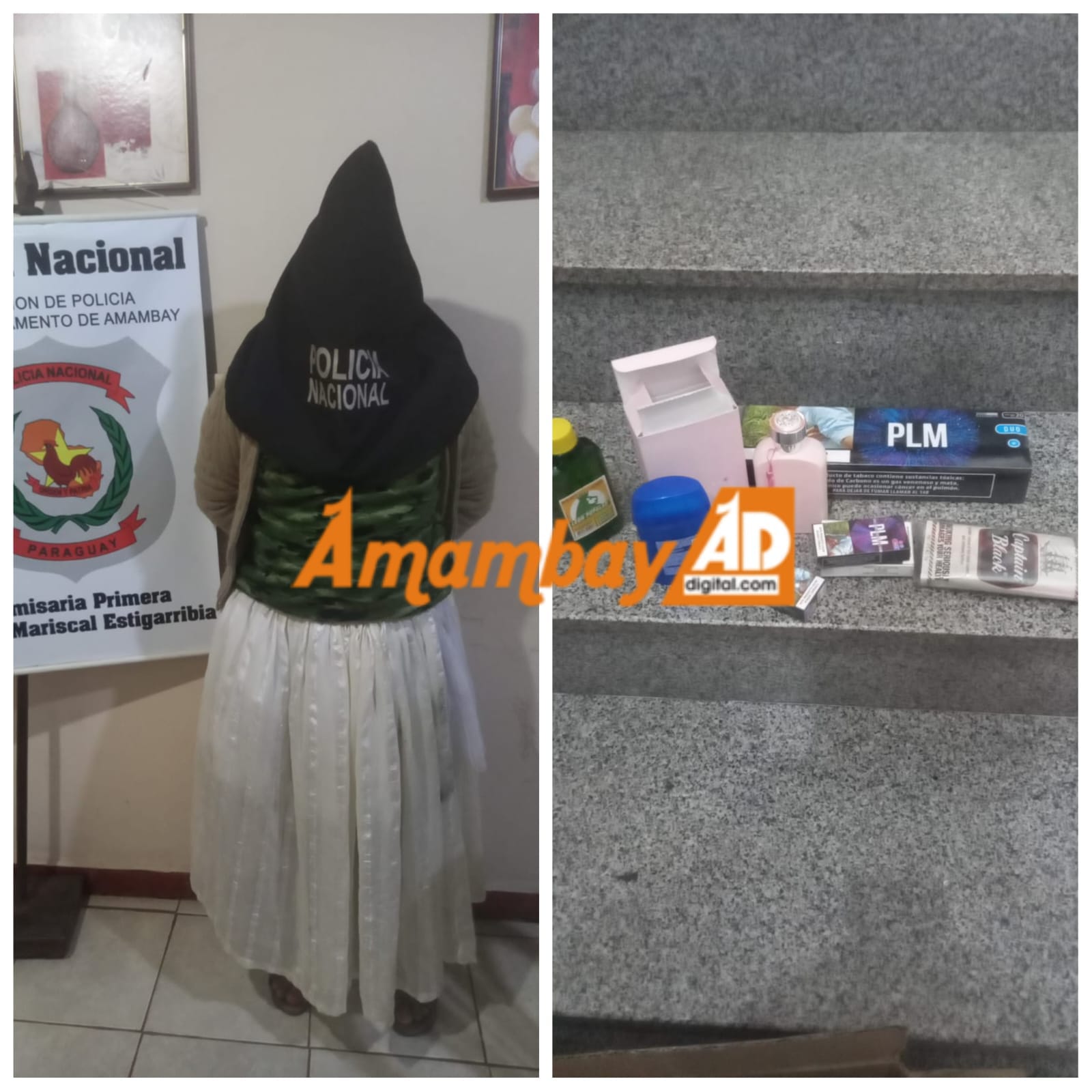 Brasileño vestido como mujer intentó hurtar en hipermercado y fue detenido
