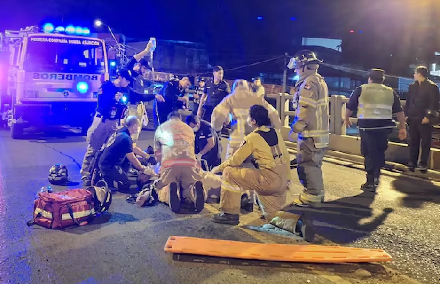Pedrojuanino fallece en trágico accidente de motocicleta en viaducto de Asunción
