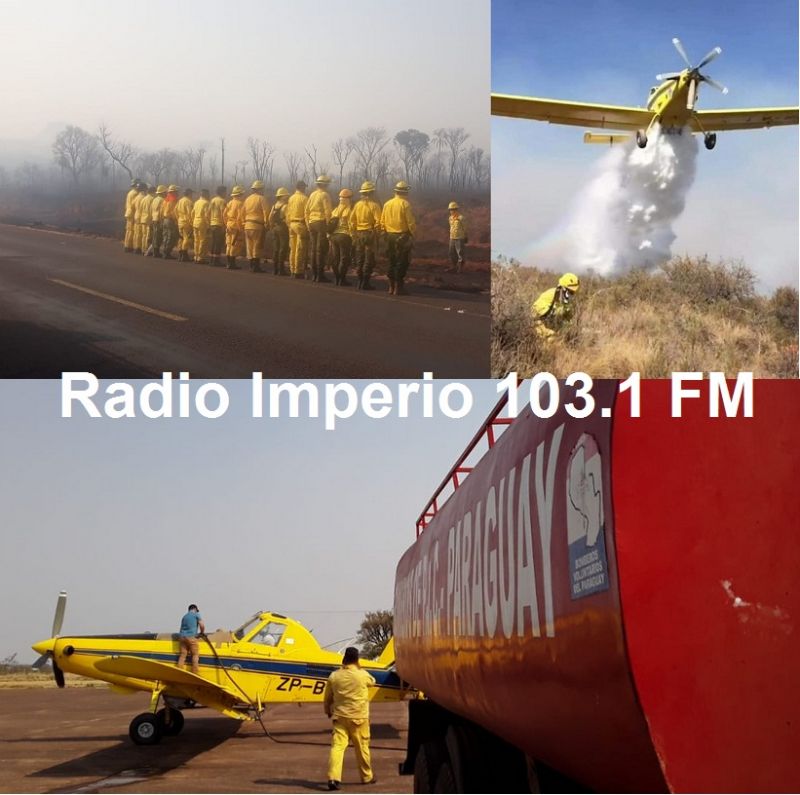 Atacan el fuego vía aérea con aviones fumigadores