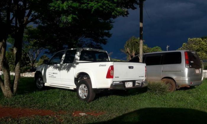 Usan vehículo del Ministerio de Salud para ir a la cancha