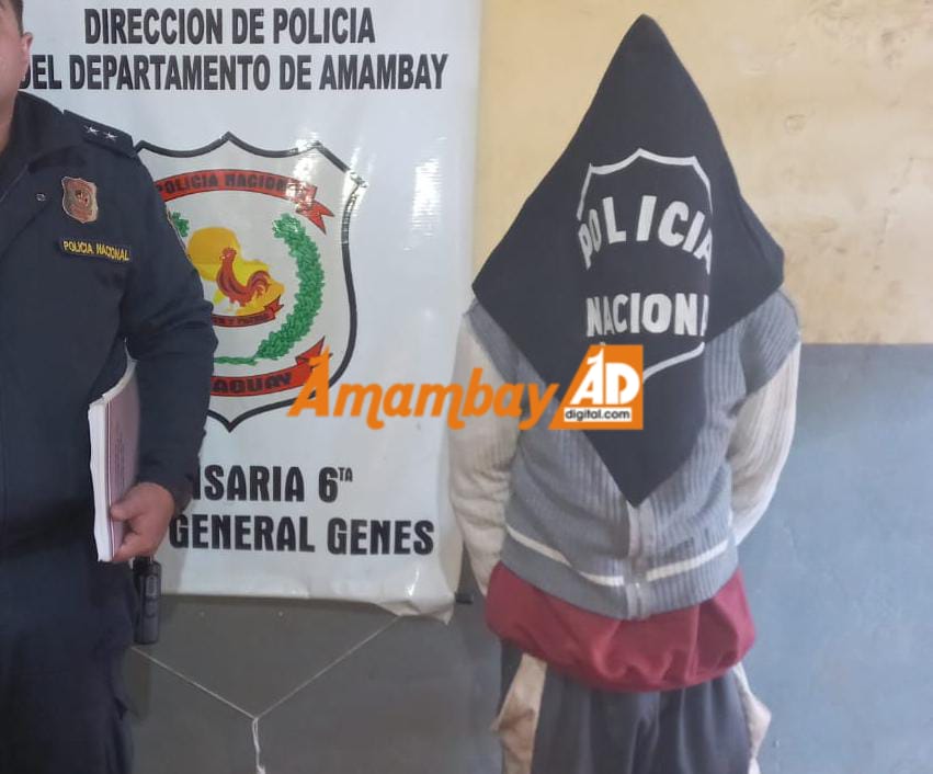 Joven consumidor de drogas es detenido por maltratar a su madre