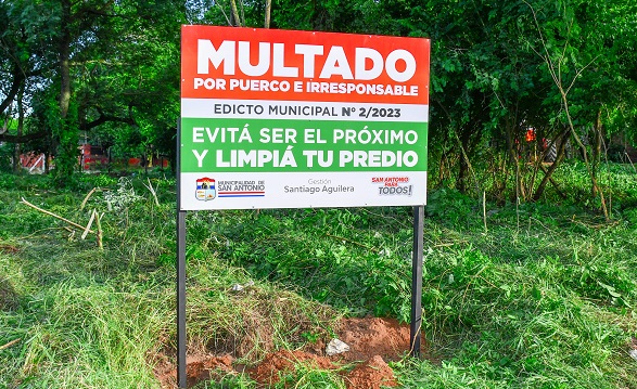 Multa a los puercos, sería un buen ejemplo a seguir