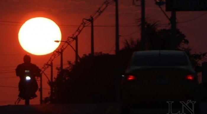 Semana muy calurosa y sin lluvias