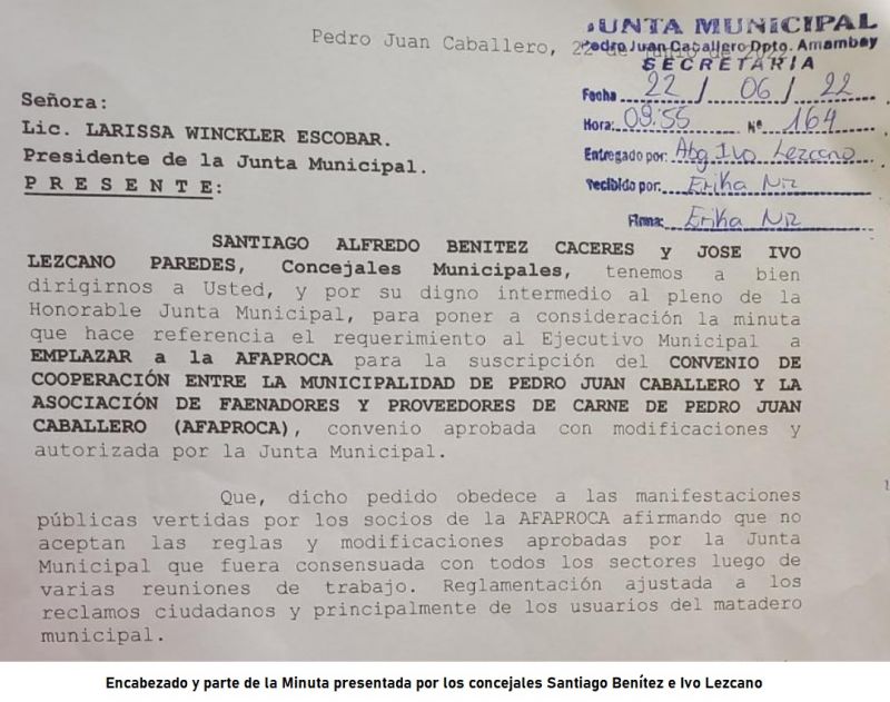 Proponen emplazar por 48 horas a la AFAPROCA   para firma de convenio