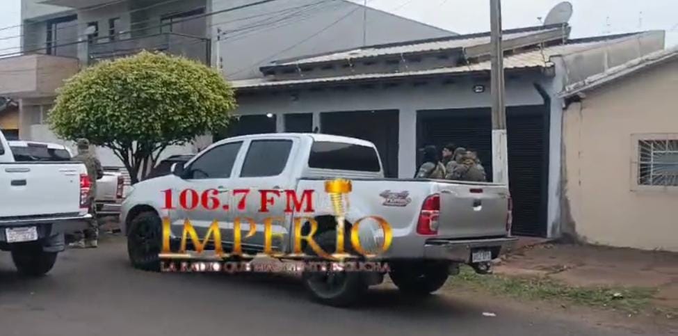Policía Nacional y Policía Federal de Brasil hacen allanamientos en la frontera