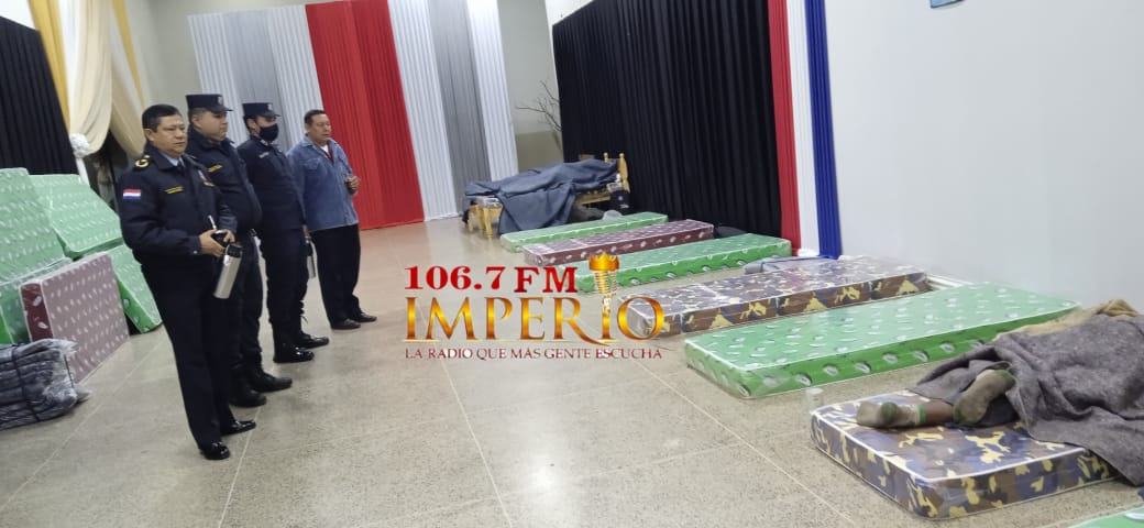 Albergue habilitado por la Gobernación acogió en su primer día a personas en situación de calle