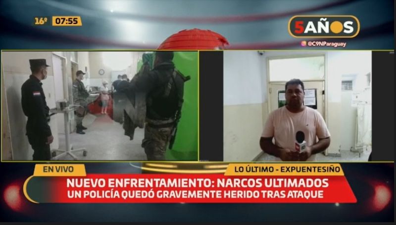 Nuevo enfrentamiento entre policías y narcotraficantes en ex Puentesiño