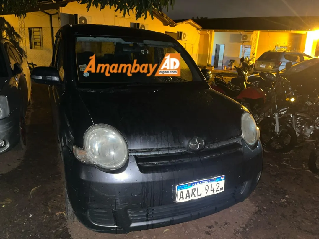 Incautan vehículo denunciado por apropiación