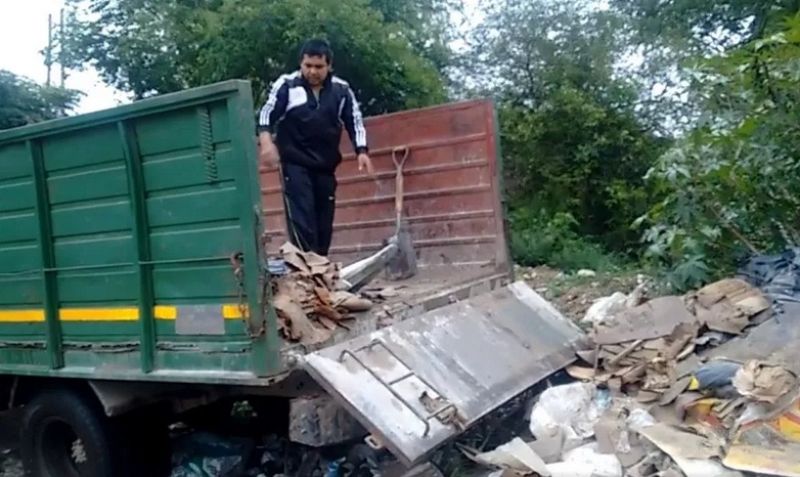 La maldita costumbre de arrojar basura en  cualquier lugar